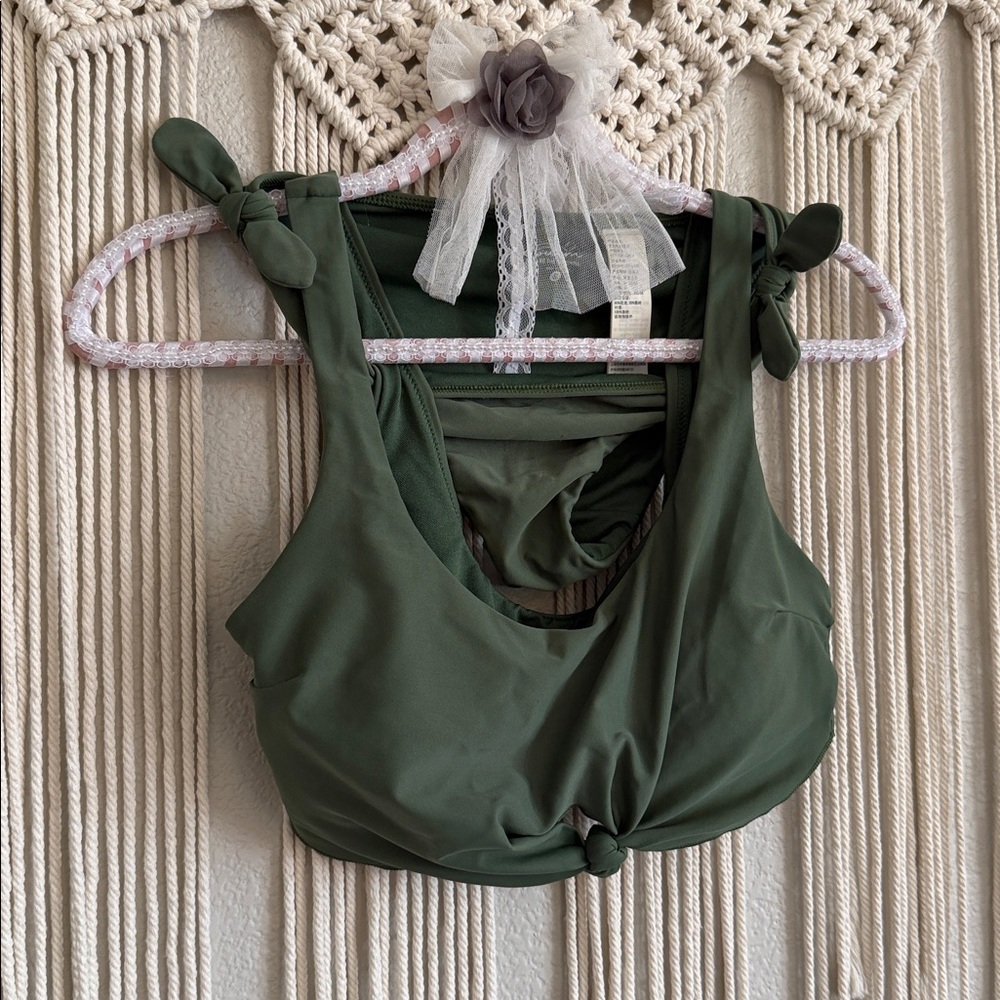 Hollister Green Bikini Set